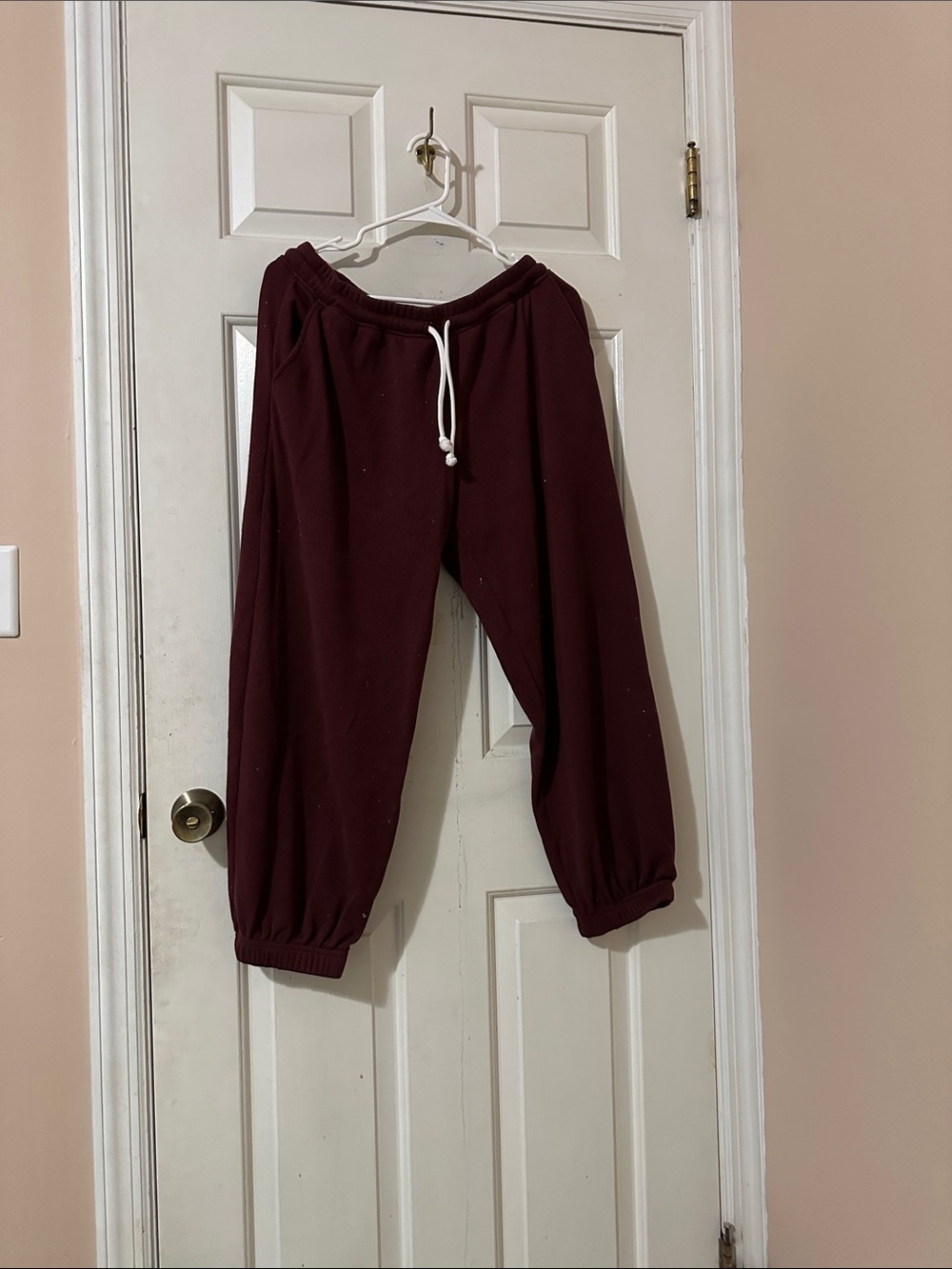 Gilly Hicks Kids Maroon Drawstring Joggers